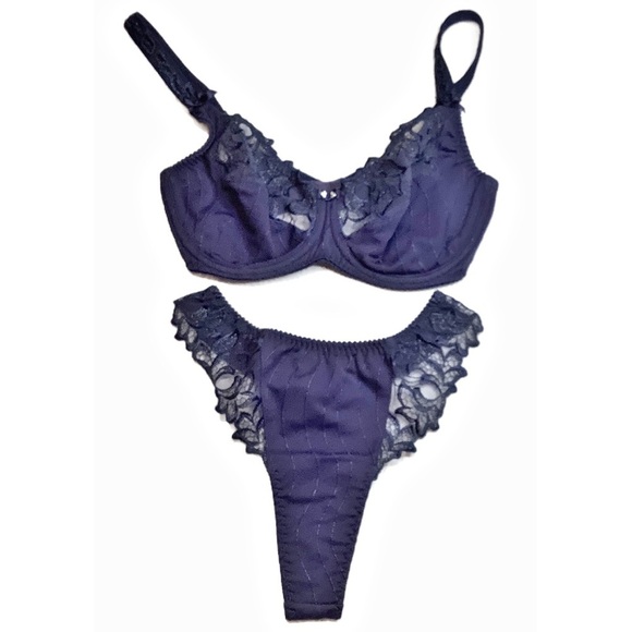 PRIMA DONNA Navy Deauville Bra & Panty Set - Picture 3 of 16